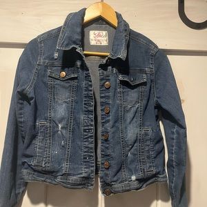 Justice denim jacket size 14-16